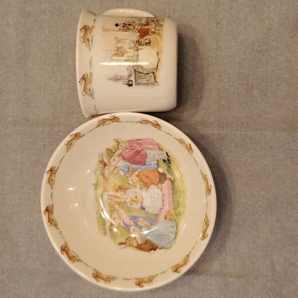 Royal Doulton Other - BunnyKins Royal Doulton Bowl and cup